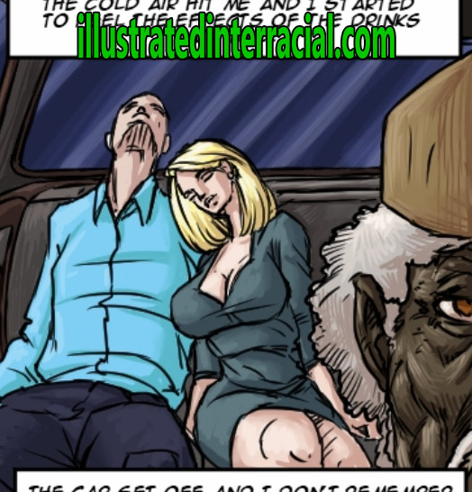 Pakistani taxi man takes my drunk wife by Illustrated interracial