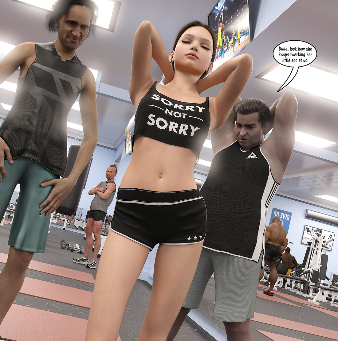 Natasha's workout part 1 by Dark Lord